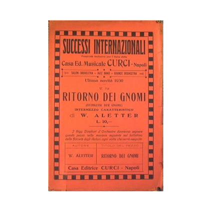 Ritorno dei Gnomi ( heimkehr der Gnome ) - copertina