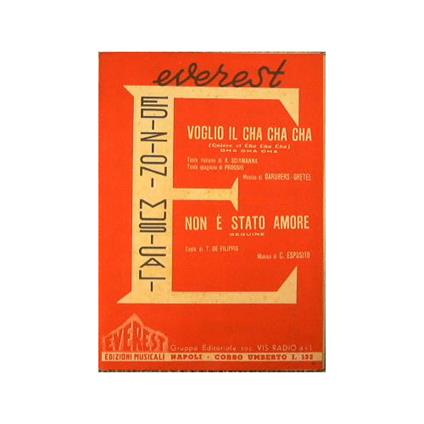 Voglio il cha cha cha ( cha cha cha ) - Non è stato amore ( beguine ) - copertina