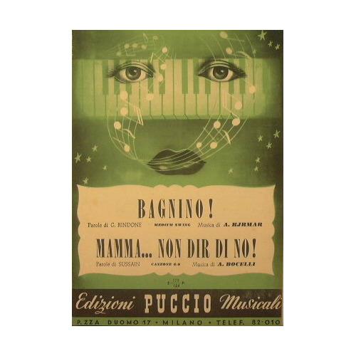 Bagnino ( medium swing ) - Mamma non dir di no ( canzone 6/8 ) - copertina