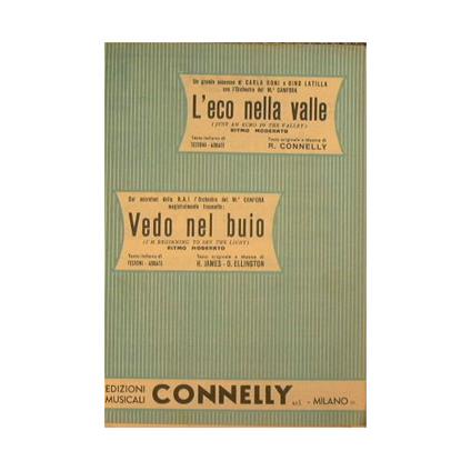 L' eco nella valle ( just an echo in the valley ) ( ritmo moderato ) - Vedo nel buio ( I'm reginning to see the light ) ( ritmo moderato ) - copertina