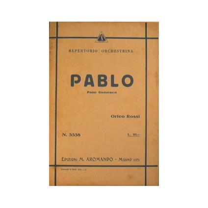 Pablo ( paso flamenco ) - copertina