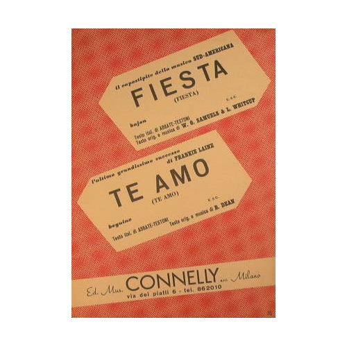 Fiesta ( bajon ) - Te amo ( beguine ) - copertina