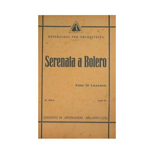Serenata a Bolero - copertina