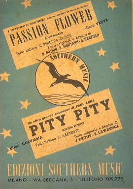 Passion Flowe ( rock bolero ) - Pity Pity ( medium bounce ) - copertina