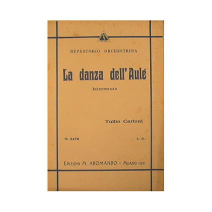 La danza dell'Aulè ( intermezzo ) - copertina