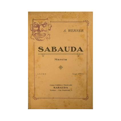 Sabauda ( marcia ) - copertina