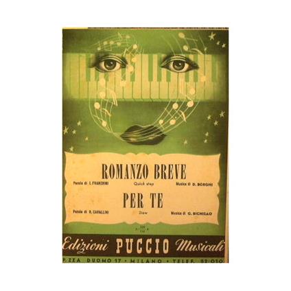 Romanzo breve ( quick step ) - Per te ( slow ) - copertina