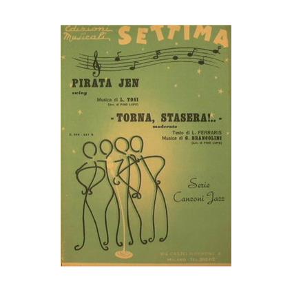 Pirata Jen ( swing ) - Torna stasera ( moderato ) - copertina