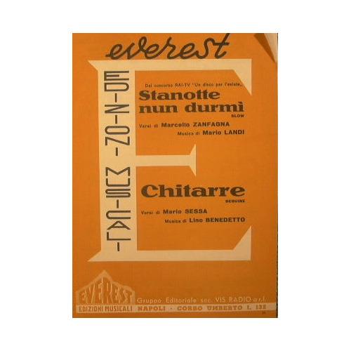 Stanotte nun durmì ( slow ) - Chitarre ( beguine ) - copertina