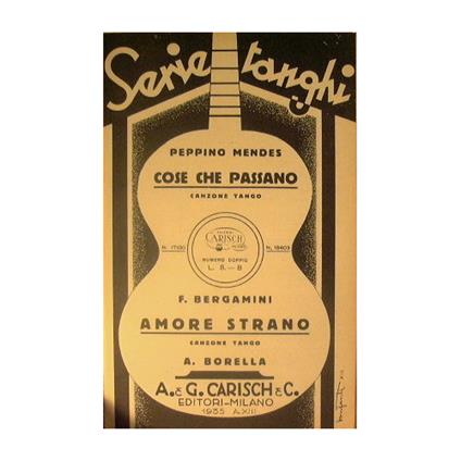 Cose che passano ( canzone tango ) - Amore strano ( canzone tango ) - copertina
