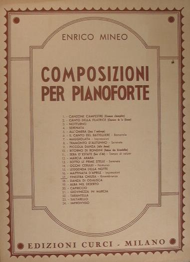 Finestra Chiusta - Rimembranze (Andante Calmo) - copertina