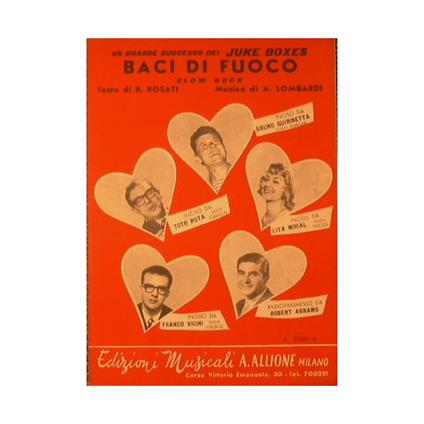 Baci di fuoco - A. Lombardi - copertina