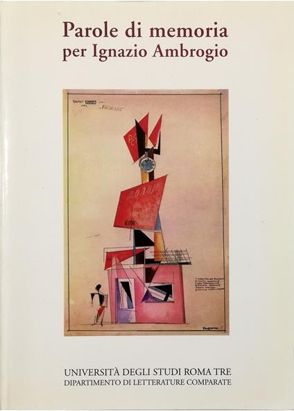 Parole di memoria per Ignazio Ambrogio - copertina