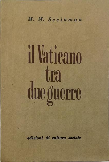 Il Vaticano tra due guerre - copertina