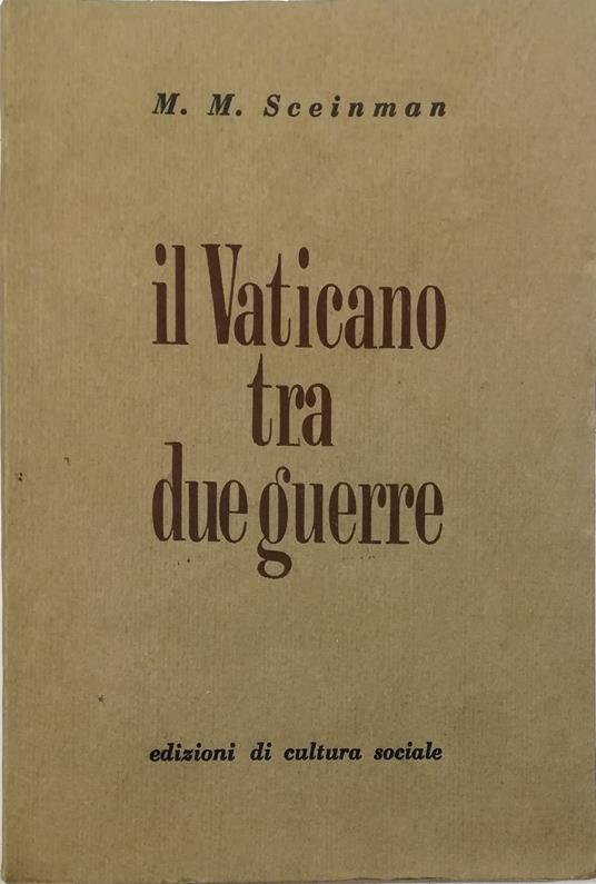 Il Vaticano tra due guerre - copertina