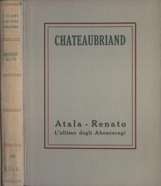 Atala - Renato - François-René de Chateaubriand - copertina