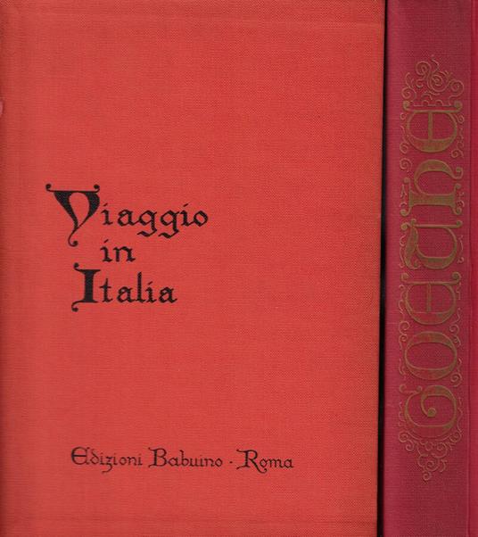 Viaggio in Italia - Johann Wolfgang Goethe - copertina