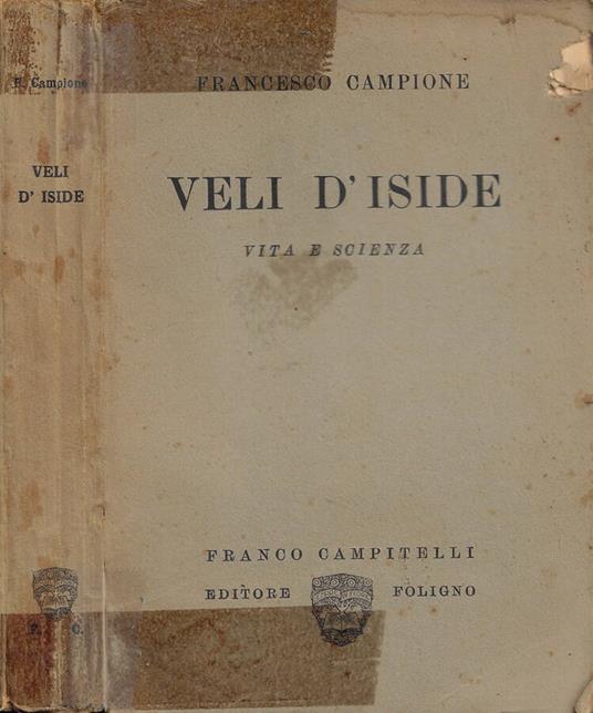 Veli d'Iside - Francesco Campione - copertina