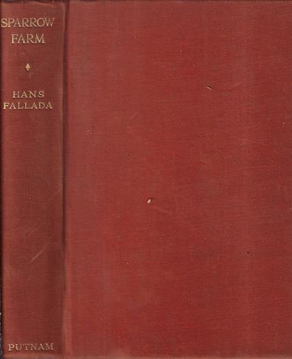 Sparrow farm - Hans Fallada - copertina