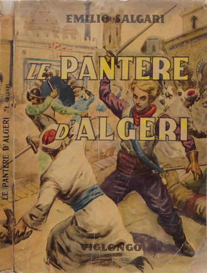 Le Pantere di Algeri - Emilio Salgari - copertina