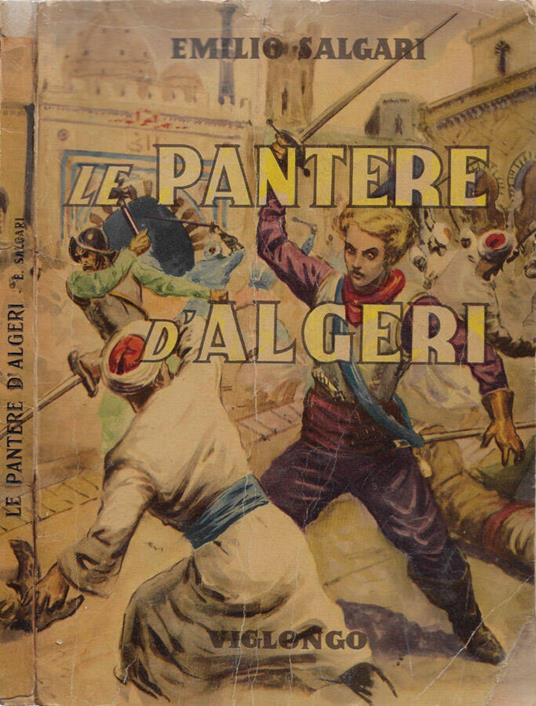 Le Pantere di Algeri - Emilio Salgari - copertina