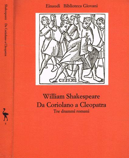 Da Coriolano a Cleopatra - William Shakespeare - copertina