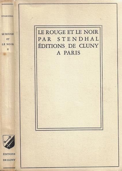 Le Rouge et le Noir: chronique du XIX siècle. Vol. II - Stendhal - copertina