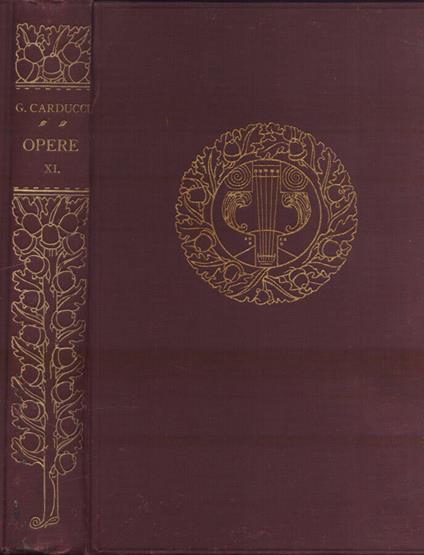 Ceneri e faville - Giosuè Carducci - copertina