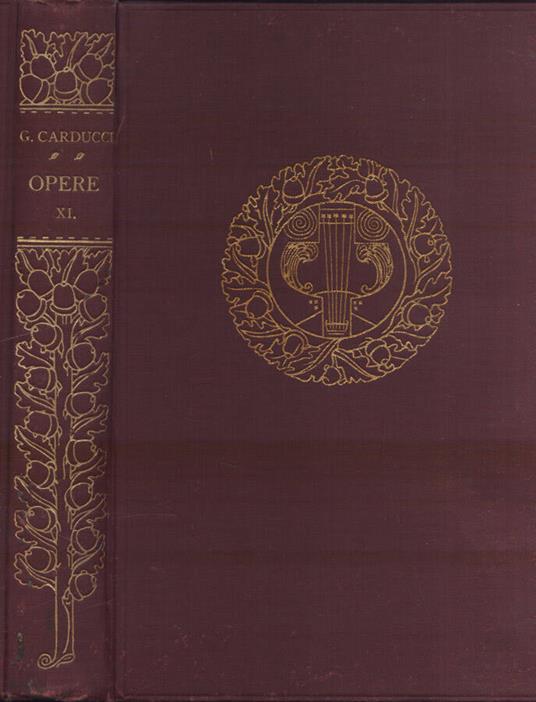 Ceneri e faville - Giosuè Carducci - copertina