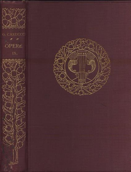 Giambi ed epodi e rime nuove - Giosuè Carducci - copertina