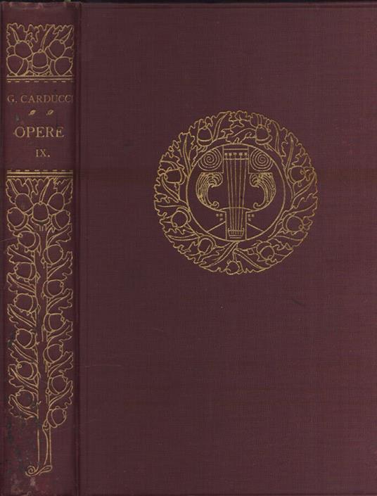 Giambi ed epodi e rime nuove - Giosuè Carducci - copertina