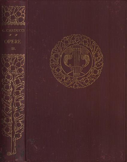 Bozzetti e scherme - Giosuè Carducci - copertina