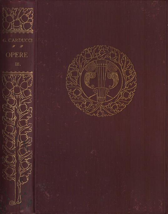 Bozzetti e scherme - Giosuè Carducci - copertina