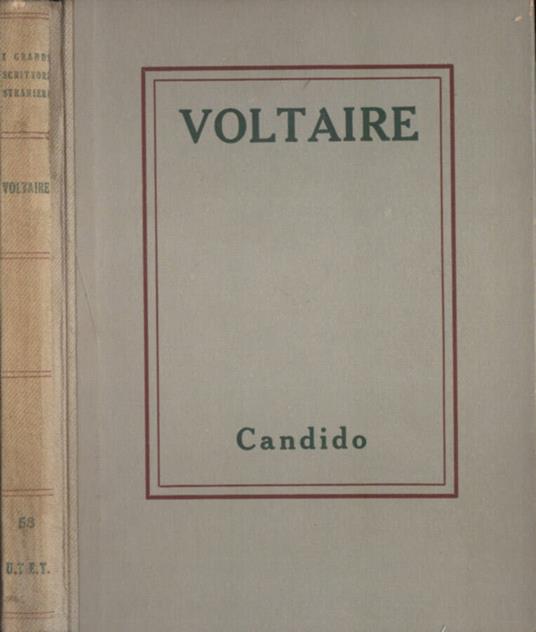 Candido - Voltaire - copertina