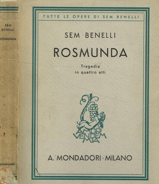 Rosmunda - Sem Benelli - copertina