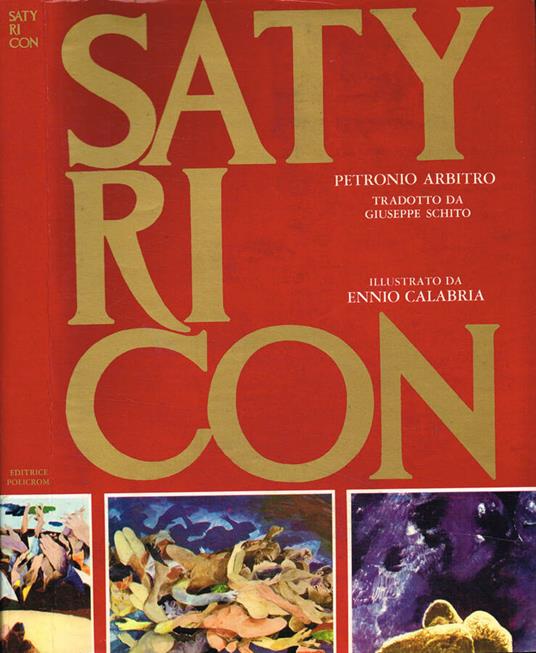 Satyricon - Arbitro Petronio - copertina