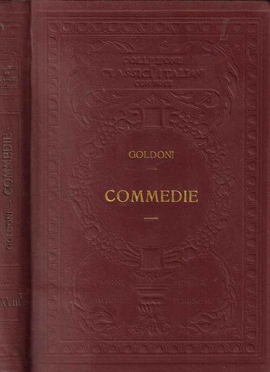 Commedie - Carlo Goldoni - copertina