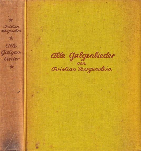 Alle galgenlieder - Christian Morgenstern - copertina