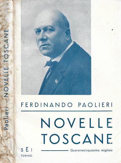 Novelle Toscane - Ferdinando Paolieri - copertina