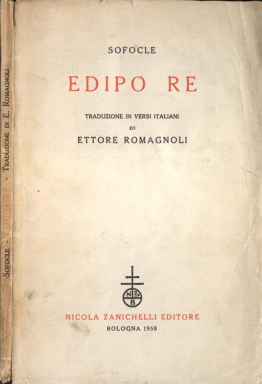 Edipo Re - Sofocle - copertina