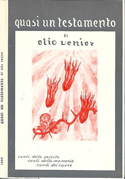 Quasi un testamento - Elio Venier - copertina