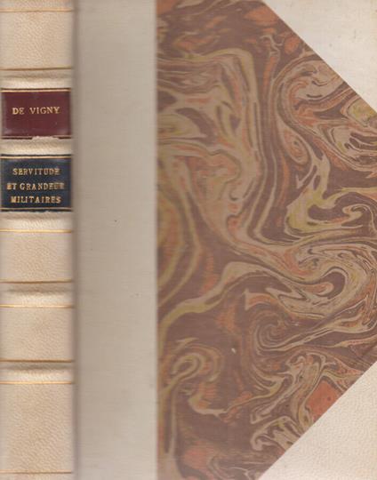 Servitude et grandeur militaires - Alfred de Vigny - copertina