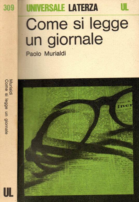 Come si legge un giornale - Paolo Murialdi - copertina