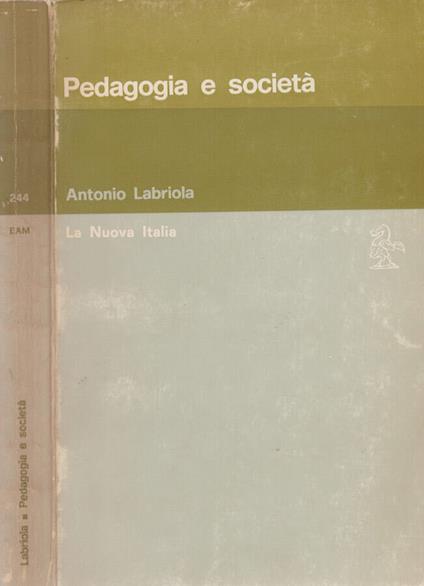 Pedagogia e società - Antonio Labriola - copertina