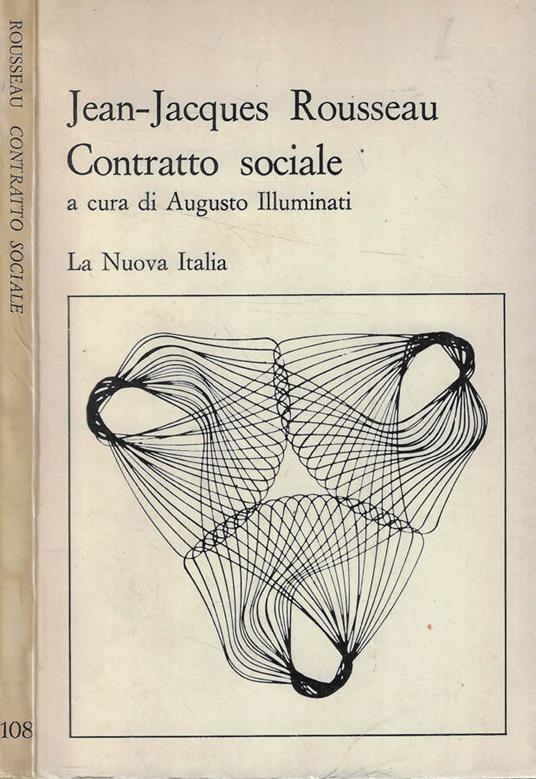 Contratto sociale - Jean-Jacques Rousseau - copertina
