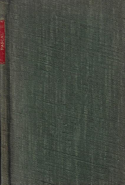 Les provinciales - Blaise Pascal - copertina