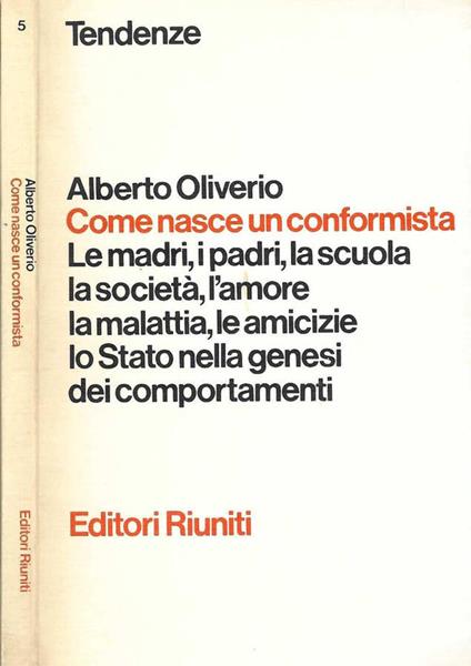 Come nasce un conformista - Alberto Oliverio - copertina