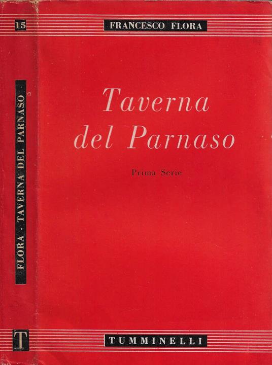 Taverna del Parnaso. Prima Serie - Francesco Flora - copertina