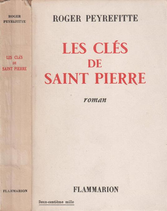 Le Clés de Saint Pierre - Roger Peyrefitte - copertina