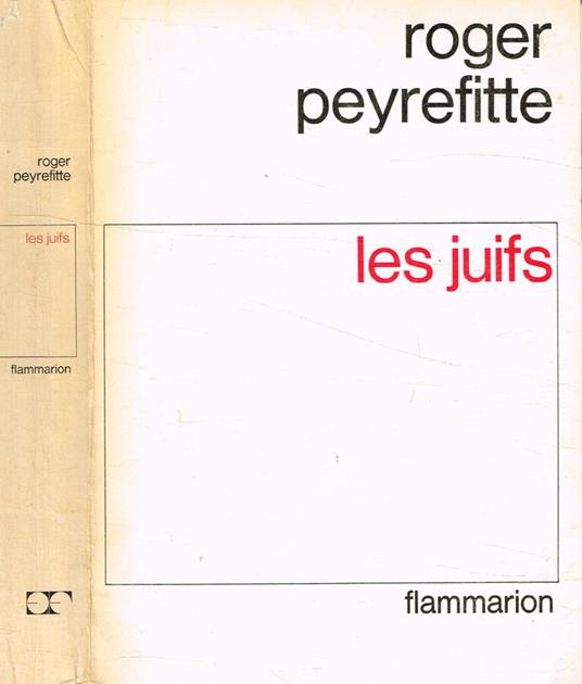 Les juifs - Roger Peyrefitte - copertina